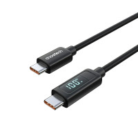 Дата кабель USB-C to USB-C 1.8m PD100W digital display silicone Choetech (XCC-1063)