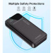 Choetech Батарея універсальна Choetech 20000mAh, PD/22.5W, QC/3.0, AFC Samsung, LED (B729)