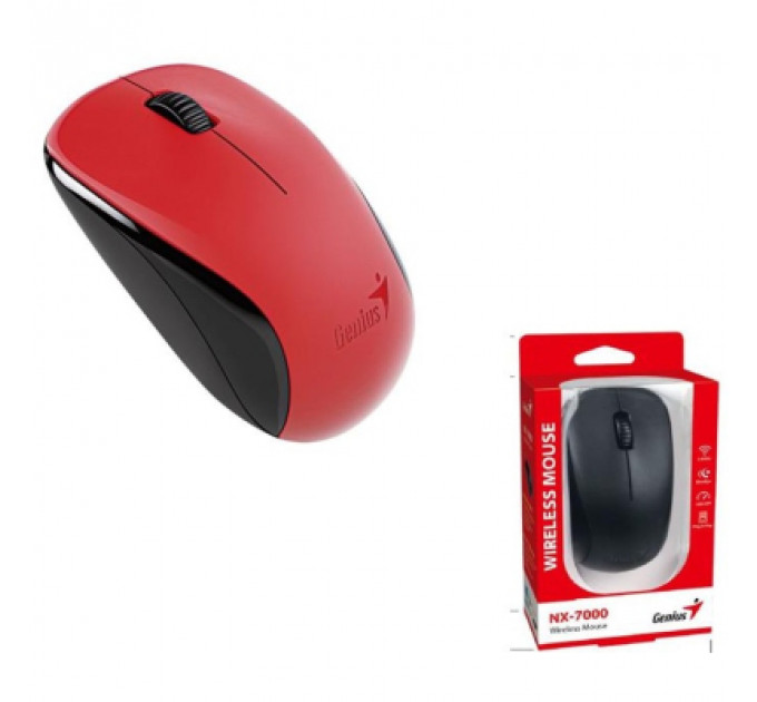 Мишка Genius NX-7000 Wireless Red (31030027403)