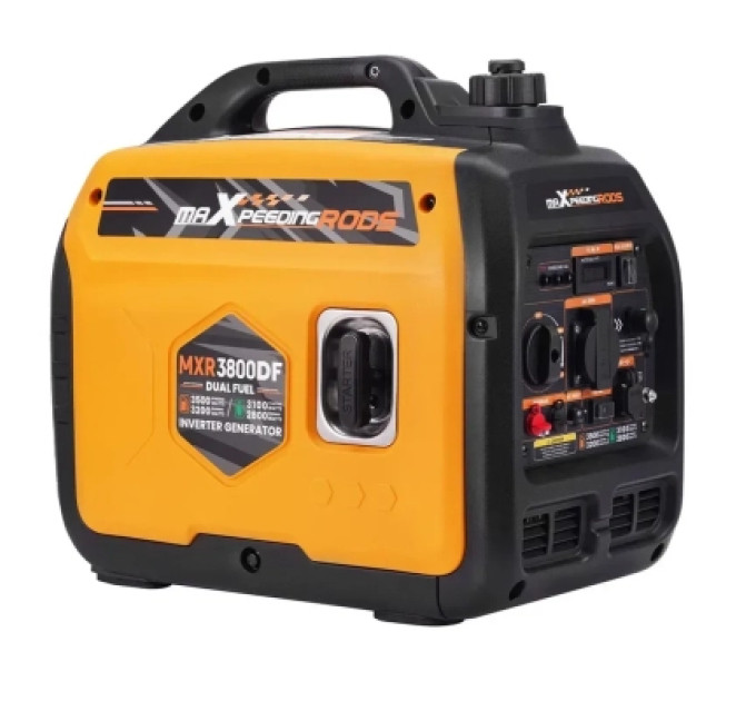 maXpeedingRODS Генератор maXpeedingRODS MXR3800DF, інверторний, газ/бензин, 3.2kW, ручний старт (MXR3800DF)