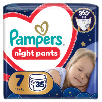 Підгузки Pampers Night Pants Розмір 7 (15+ кг) 35 шт (8006530320573)