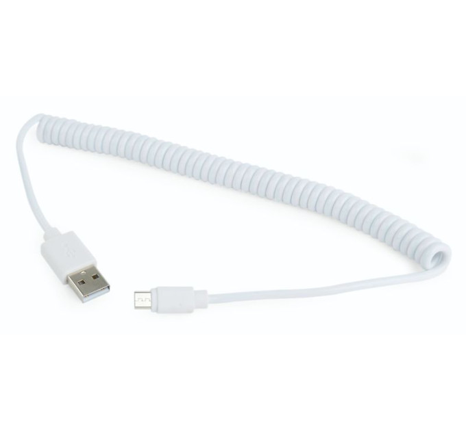 Cablexpert Кабель спіральний Cablexpert CC-mUSB2C-AMBM-6-W USB 2.0 A-папа / Micro B-папа
