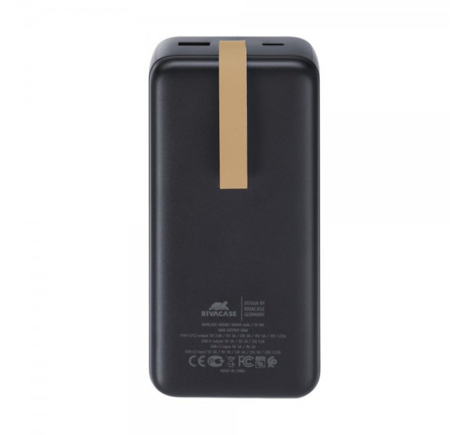 RivaCase Портативний зарядний пристрій Rivacase, 30000 mA, RIVAPOWER VA1083 (Black)