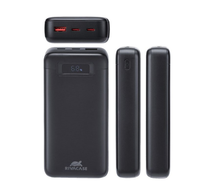 RivaCase Портативний зарядний пристрій Rivacase, 20000 mA, RIVAPOWER VA1082 (Black)