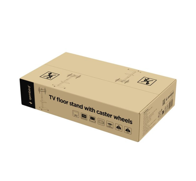 Gembird Підлогова тумба під телевізор поворотна Gembird TVS-75S-02