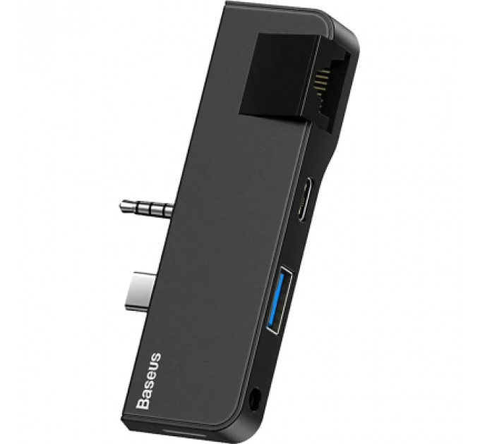 Концентратор Baseus USB3.1 Type-C+3.5mm toHDMI/USB 3.0/Type-C/3.5mm forSurfaceGo (CAHUB-FT01)