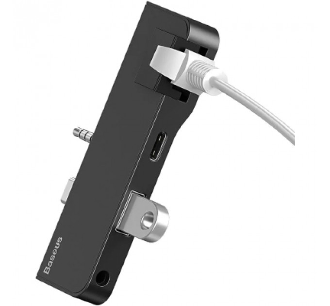 Концентратор Baseus USB3.1 Type-C+3.5mm toUSB 3.0/RJ45/Type-C/3.5mm forSurfaceGo (CAHUB-FG01)