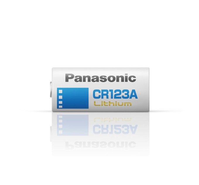 Panasonic Батарейка Panasonic літієва CR123 блістер, 1 шт.