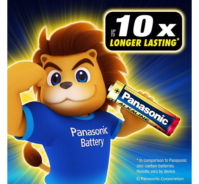 Panasonic Батарейка Panasonic Alkaline Power лужна AAA блістер, 4 шт.
