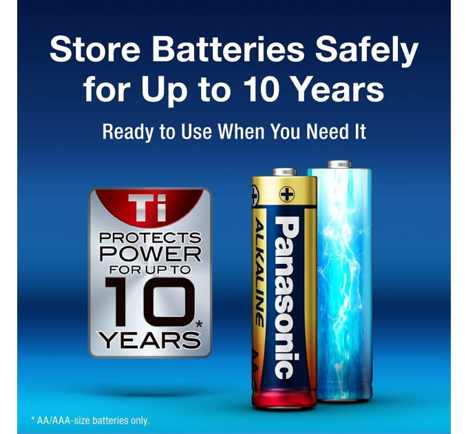 Panasonic Батарейка Panasonic Alkaline Power лужна AA блістер, 4 шт.