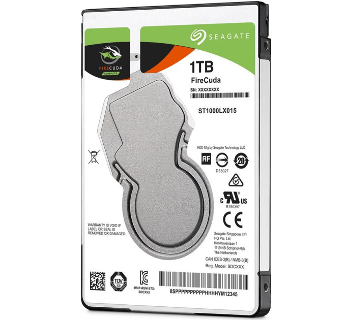 Seagate Накопичувач HDD 2.5" SATA 1.0TB Seagate FireCuda 5400rpm 128MB (ST1000LX015)_Refurbished