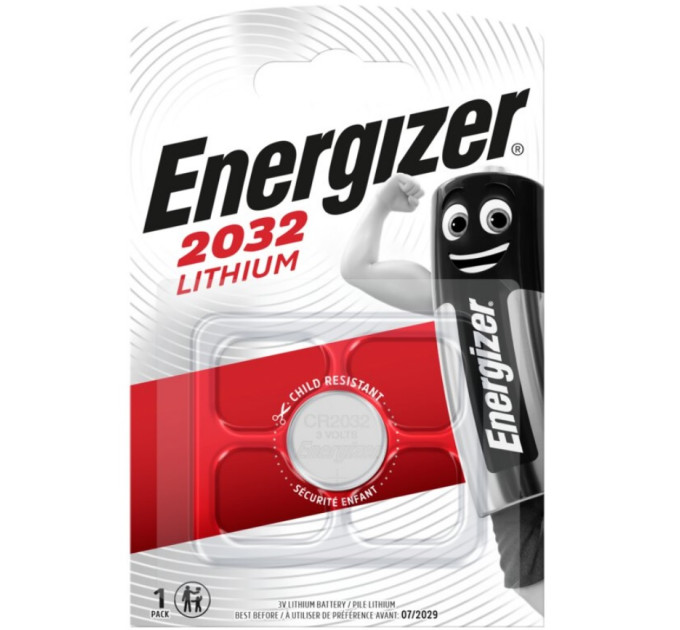 Energizer Батарейка Energizer CR2032 BL 1 шт.