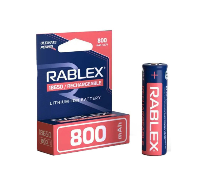 Rablex Акумулятор Rablex 18650 Li-Ion 800mAh