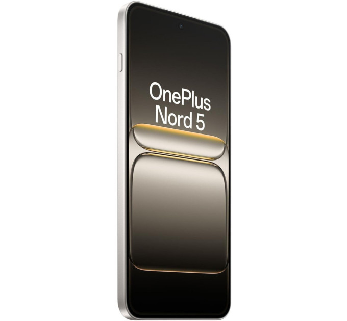 OnePlus Смартфон OnePlus Nord 5 5G6.83" 8/256ГБ, 2SIM, 5200мА•год, білий