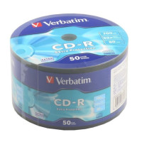 Диск Verbatim CD-R 700Mb 52x Wrap 50 pcs (43787)