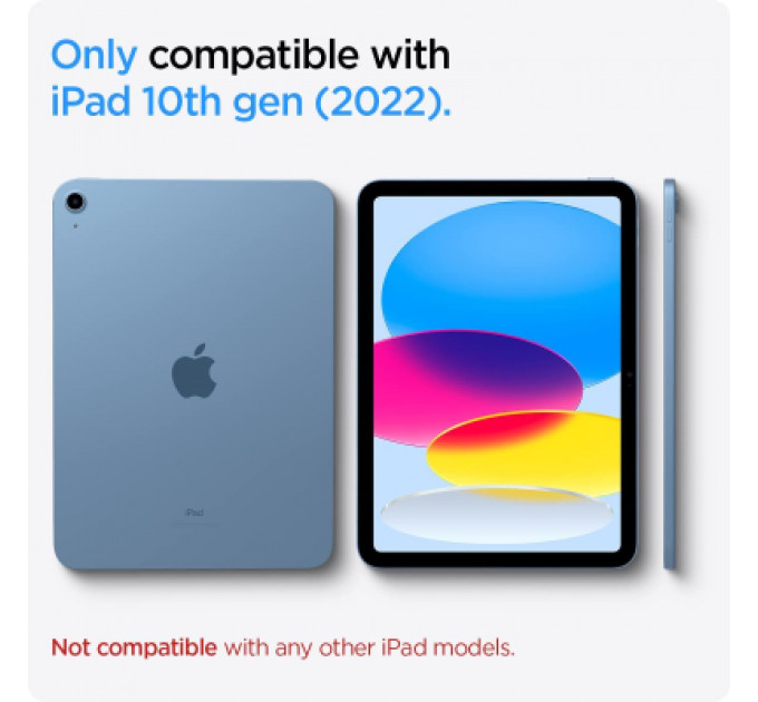 Чохол до планшета Spigen Apple iPad 10.9" (2022) Smart Fold, Black (ACS05309)