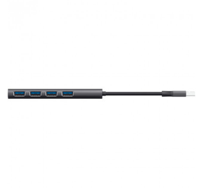 Концентратор Halyx 4-Port USB-A 3.2 Grey Trust (24947_TRUST)