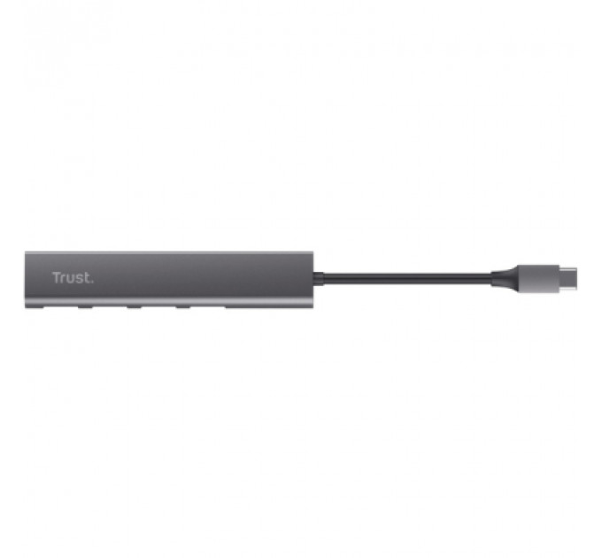 Концентратор Halyx Type-C to 4-Port USB-A 3.2 Grey Trust (24948_TRUST)