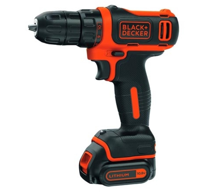 Black&Decker Шурупокрут Black&Decker BDCDD12, 10.8V, 26Нм, Li-Ion