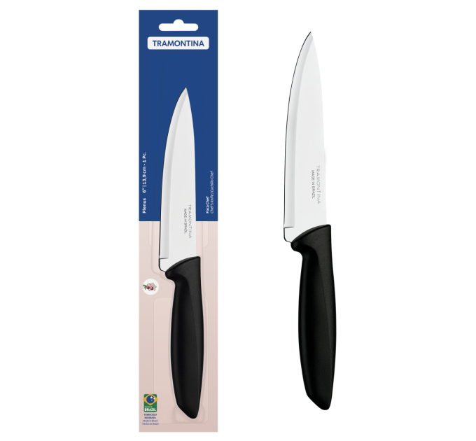 Tramontina Ніж Chef Tramontina Plenus black, 152 мм