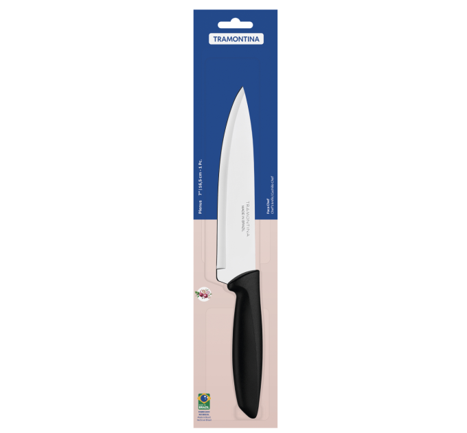 Tramontina Ніж Chef Tramontina Plenus black, 178 мм