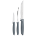 Tramontina Набір ножів Tramontina Plenus grey, 3 предмети