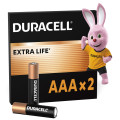 Duracell Лужні батарейки Duracell AAA, 2 шт.