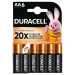 Duracell Лужні батарейки Duracell AA, 6 шт.