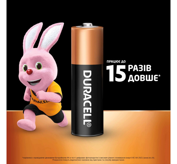 Duracell Лужні батарейки Duracell LR06 MN1500 уп. 1x10 шт.