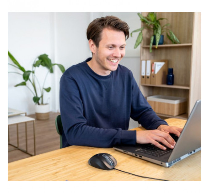 Мишка Trust Fyda Comfortable ECO USB Black-GREY (24728)