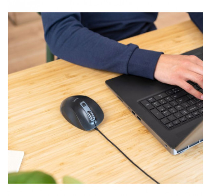 Мишка Trust Fyda Comfortable ECO USB Black-GREY (24728)