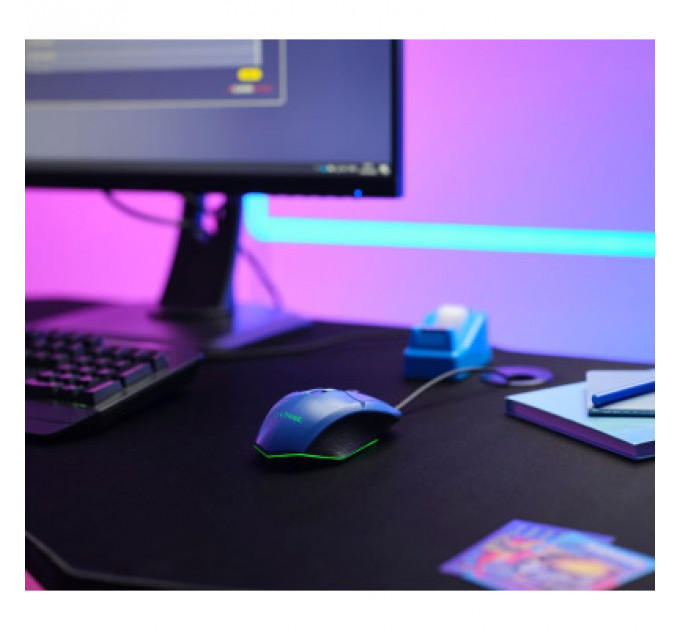 Мишка Trust GXT 109 Felox RGB Blue (25067)