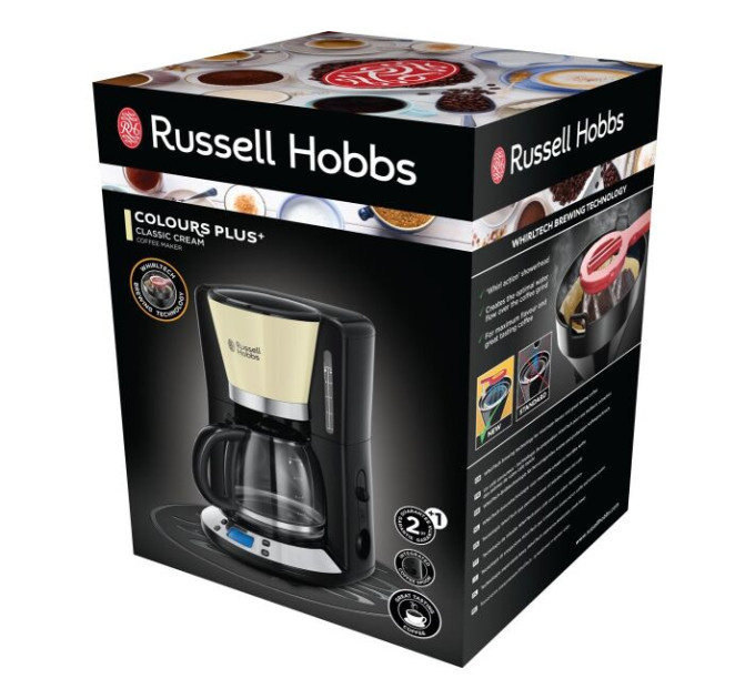 Russell Hobbs Кавоварка Russell Hobbs 24033-56 Colours Plus+ Cream