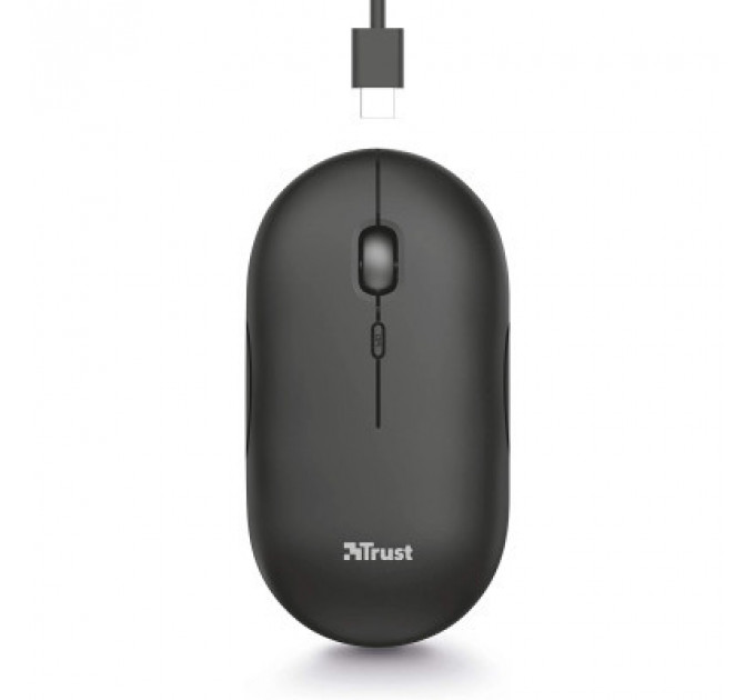 Мишка Trust Puck Wireless/Bluetooth Silent Black (24059)
