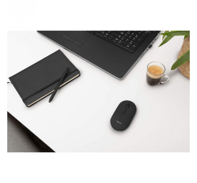 Мишка Trust Puck Wireless/Bluetooth Silent Black (24059)