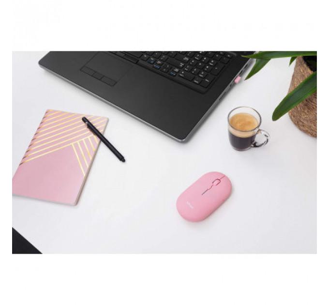Мишка Trust Puck Wireless/Bluetooth Silent Pink (24125)