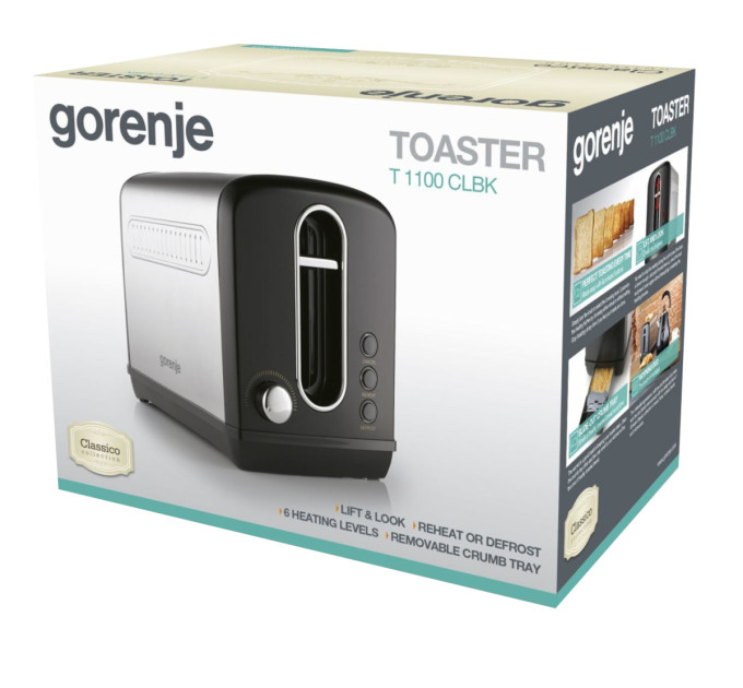 Gorenje Тостер Gorenje T 1100 CLBK