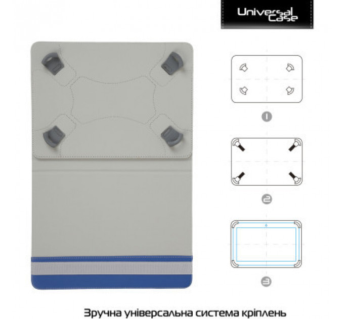 Чохол до планшета Armorstandart Silicone Hooks 10 Blue (ARM59079)