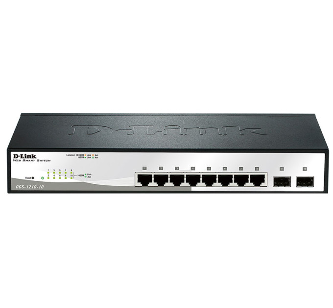 D-Link Комутатор мережевий D-Link DGS-1210-10