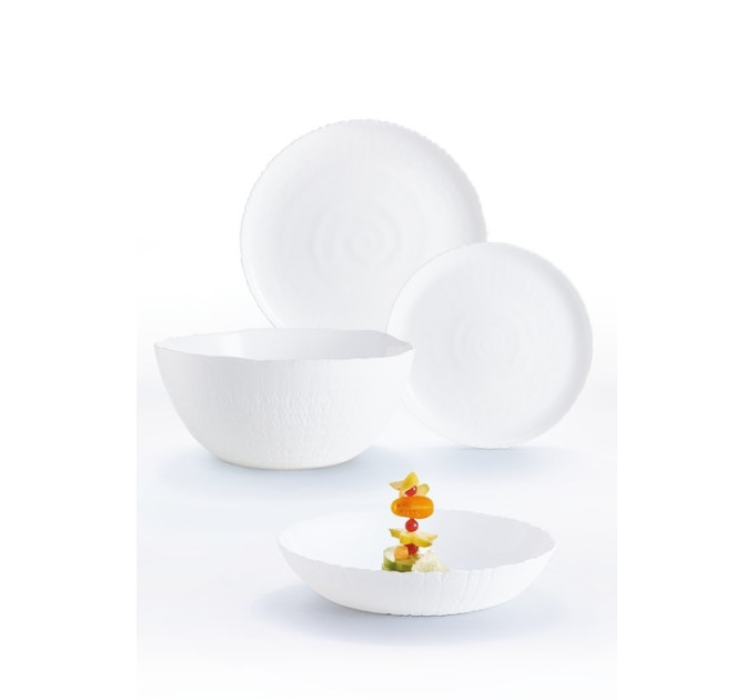 Luminarc Сервіз Luminarc Ammonite White, 19 предметів
