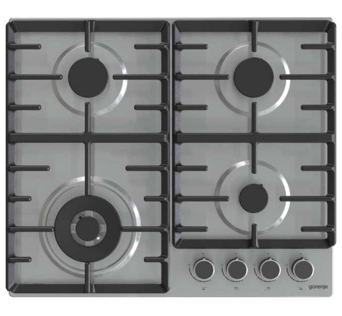 Gorenje Газова варильна поверхня Gorenje GW642ABX (BG6AB-G0B)