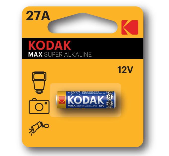 Kodak Батарейка Kodak MAX alk K 27 A (12V) 1 шт.