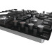 Gorenje Газова варильна поверхня Gorenje GKTW642SYB (BG6BB-G2B)