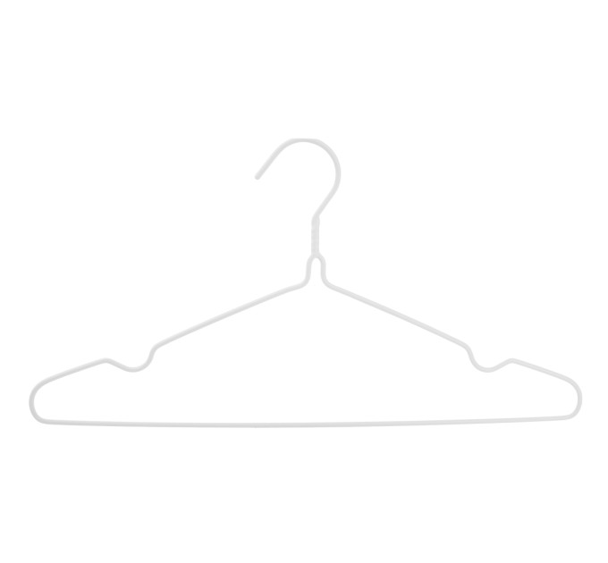 Idea Home Набір вішалок для одягу Idea Home White, 39.4х21х0.3 см, 8 шт.
