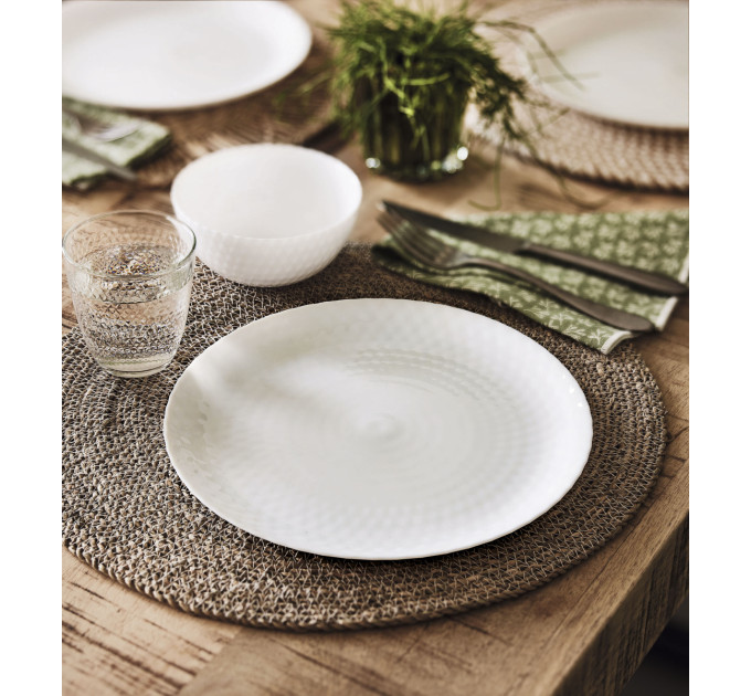 Luminarc Тарілка десертна Luminarc Pampille White 19 см