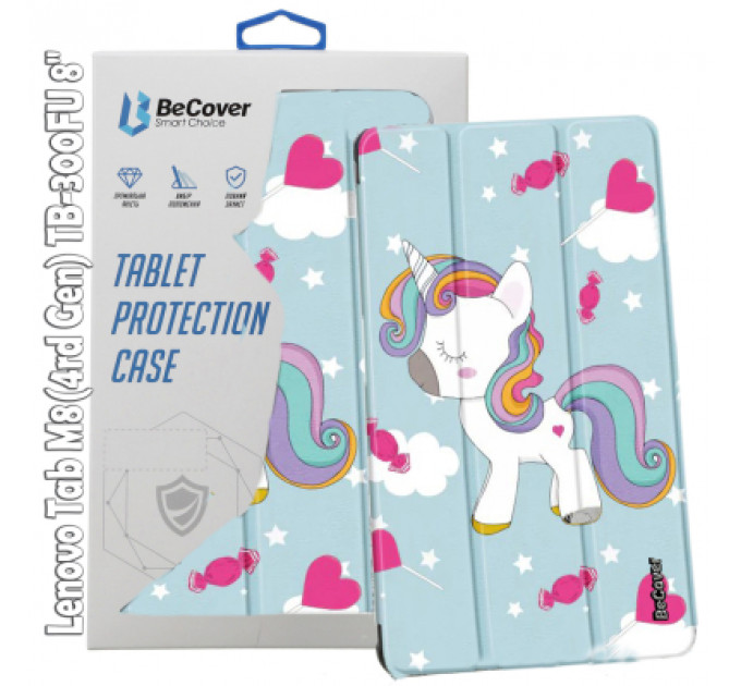 Чохол до планшета BeCover Smart Case Lenovo Tab M8(4rd Gen) TB-300FU 8" Unicorn (709220)