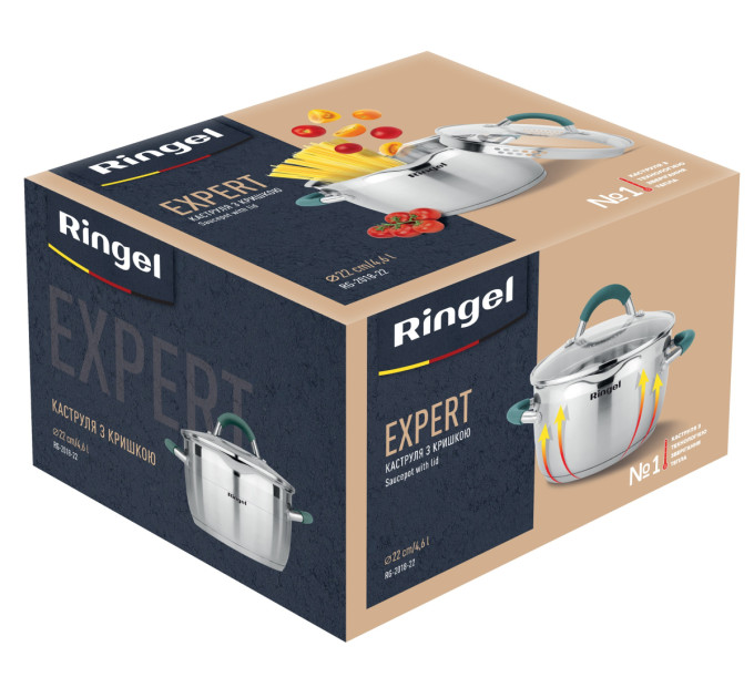 Ringel Каструля RINGEL Expert 22 см 4.6л