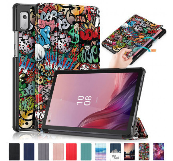 Чохол до планшета BeCover Smart Case Lenovo Tab M9 TB-310 9" Graffiti (709230)