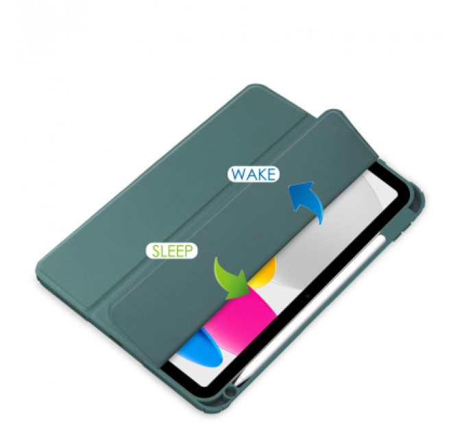 Чохол до планшета BeCover Soft Edge BeCover Apple iPad 10.9" 2022 Dark Green (709182)