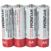 Батарейка Hyundai R6 AA Shrink 4 Heavy Duty